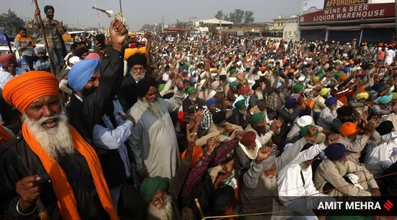 farmers protest, কৃষক