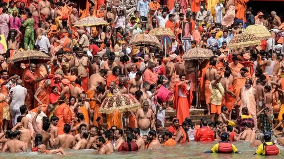 Mahakumbha Mela in Haridwar, har ki Pouri, Shahi Snan, Uttarakhand, Covid-19