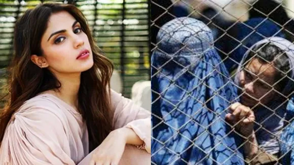 Rhea Chakraborty, Rhea Chakraborty on Afghan women, Afghanistan, রিয়া চক্রবর্তী, আফগানিস্তান, bollywood, bengali news today