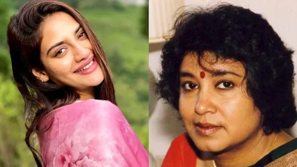 Taslima Nasrin Nusrat Jahan, Taslima Nasrin slams Nusrat Jahan, Nusrat Jahan's son, Yash Dasgupta, Yash-Nusrat, Nusrat's son Yishaan, নুসরতের সন্তানের পিতৃপরিচয়, নুসরত জাহান, তসলিমা নাসরিন, bengali news today