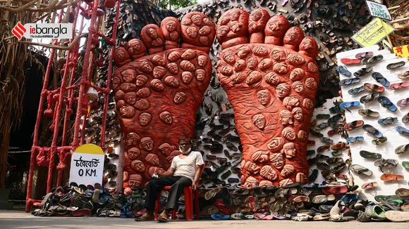 Calcutta HC not to intervene in Kolkata Puja Pandal's Shoe theme