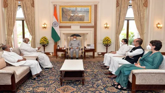 Congress delegation meets President