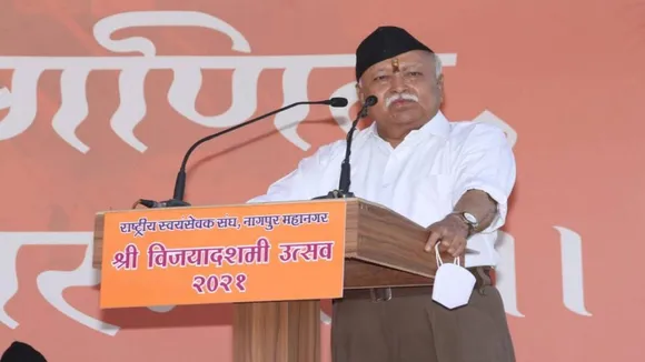 Mohan Bhagwat demands population policy, return of temple properties to Hindu society