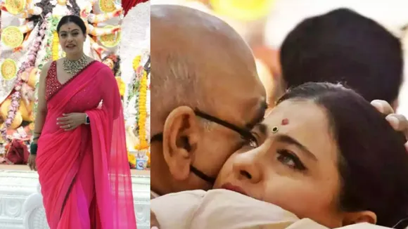 Durga Puja 2021, Kajol, Kajol breaks down at her family Puja, কাজল, মুখার্জিবাড়ির পুজো, bengali news today