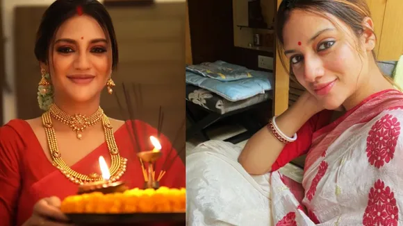 Nusrat Jahan, Durga Puja 2021, Nusrat Jahan trolled, নুসরত জাহান, ধর্ম নিয়ে কটাক্ষ নুসরতকে, bengali news today