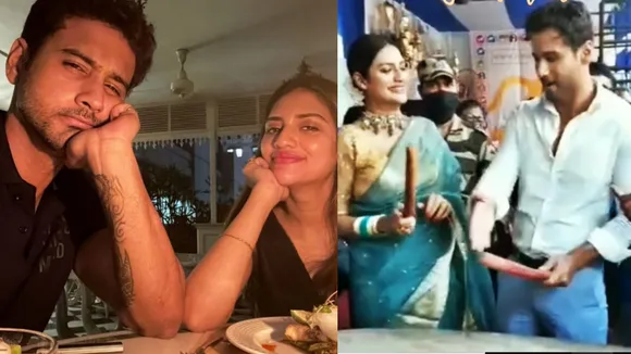 Durga Puja 2021, Yash Dasgupta, Nusrat Jahan, Yash Dasgupta, Nusrat Jahan at Puja pandal, যশ-নুসরত, যশ দাশগুপ্ত, নুসরত জাহান, bengali news today