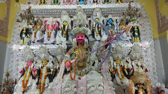 400-year-old Kartik Pujo organised by the Roy Family of Maldah