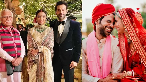 Rajkummar Rao-Patralekhaa's marraige, Rajkummar Rao-Patralekhaa's wedding reception, Rajkummar Rao, Patralekhaa, Shah Rukh Khan, রাজকুমার-পত্রলেখা, রাজকুমার রাও, পত্রলেখা পাল, শাহরুখ খান, bollywood, bengali news today