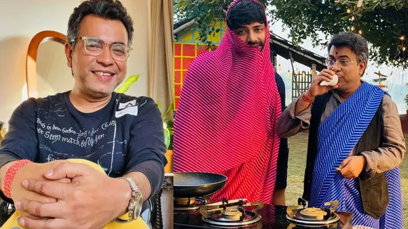 Rudranil Ghosh, Rudranil Ghosh in cookery show, Pratik Sen, রুদ্রনীল ঘোষ, প্রতীক সেন, শাড়ি পরে রুদ্রনীল, bengali news today