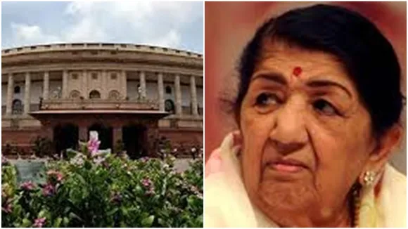 Rajya Sabha pays tribute to Lata Mangeshkar, adjourns for an hour as mark of respect