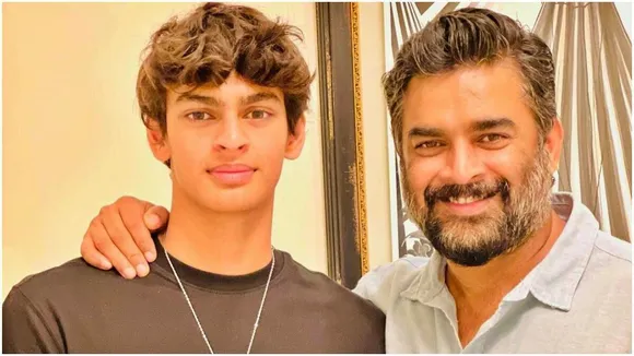 Madhavan, R Madhavan’s son Vedaant, swimmer Vedaant, আর মাধবন, মাধবন-পুত্র বেদান্ত, সাঁতারু চ্যাম্পিয়ন মাধবন, bengali news today, Indian Express Entertainment News, Madhavan's news, মাধবনের খবর