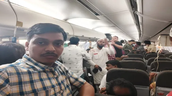 Mumbai-Andal flight passenger describe to entire incident which was happened on sunday evening