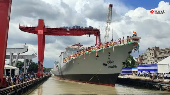 Rajnath Singh, defence minister, Indian Navy, frigate, Gardenreach