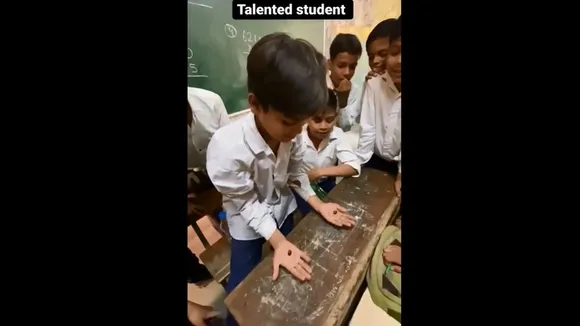 chool kid,magic,viral,video,Instagram