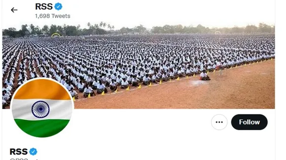 RSS changes profile pictures of its social media accounts