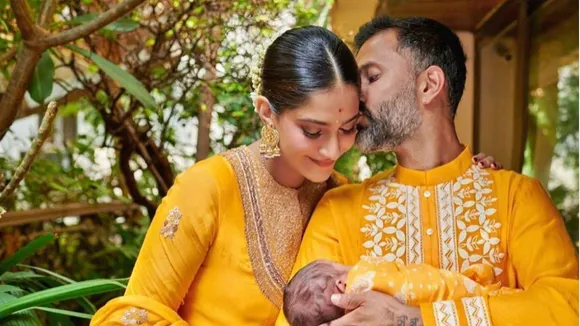 sonam kapoor, sonam kapoor son, sonam kapoor anand ahuja, sonam kapoor baby photos, sonam kapoor birthday celebrations, সোনম কাপুর, আনন্দ আহুজা, সোনম আনন্দ, সোনম কাপুরের ছেলের নামকরণ, সোনম কাপুরের সন্তান, Indian Express, Bengali news today