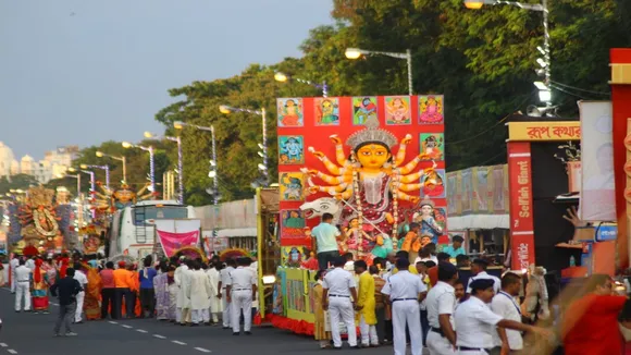 kolkata red road durgapuja carnival 2022