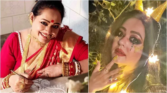 Aparajita Adhya, Aparajita Adhya trolled, Bhut chaturdashi, Tollywood celeb Kali Puja, Kali Puja 2022, Diwali 2022, অপরাজিতা আঢ্য, ভূত চতুর্দশী, কালিপুজো ২০২২, টলিউড তারকাদের কালীপুজো, টলিউডের খবর, Indian express entertainment news, Bengali news today