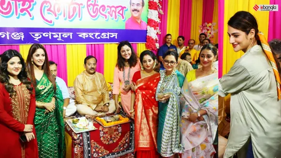 Nusrat Jahan, Sayantika Banerjee, Soumitrishna Kundu, Trina saha, Saayoni ghosh, Arup Biswas, Bhai Phota 2022, Tollywood celeb Bhai Phota, নুসরত জাহান, সায়ন্তিকা বন্দ্যোপাধ্যায়, সৌমিতৃষ্ণা কুণ্ডু, সায়নী ঘোষ, তৃণা সাহা, রণিতা দাস, জুন মালিয়া, টলিউড তারকাদের ভাইফোঁটা, ভাইফোঁটা ২০২২, Indian express Entertainment News