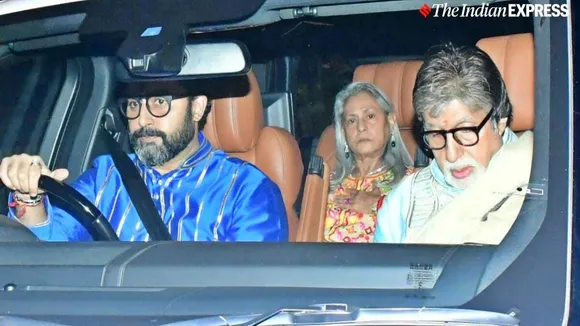 amitabh bachchan, jaya bachchan, amitabh bachchan diwali party, amitabh bachchan party, amitabh bachchan news, aishwarya rai, জয়া বচ্চন, আমিতাভ বচ্চন, অমিতাভ জয়া, বলিউডের দিওয়ালি পার্টি, বচ্চনদের দীপাবলি পার্টি, bollywood diwali party, bollywood parties, Indian express news