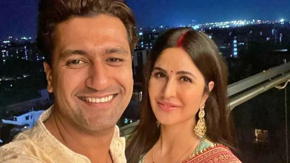 Katrina Kaif, Vicky Kaushal, Karva Chauth, Karva Chauth 2022, ক্যাটরিনা কাইফ, ভিকি কৌশল, ভিকি ক্যাটরিনা, করবাচৌথ, বলিউড তারকাদের করবাচৌথ, Vicky Katrina, Bollywood celeb Karva Chauth, Indian Express Entertainment News, Bengali news today