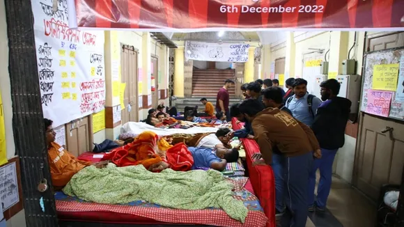 calcutta medical college hunger strike going on