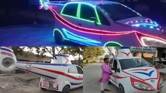 Helicopter,Tata Nano,viral