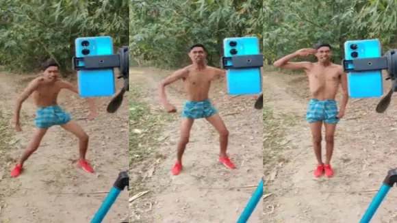 Hilarious Dance Clip, dance clip goes viral,man dances without clothes, people amazed over funny dance, funny dance, viral video, trending video, Man Dances Without Clothes, Hilarious Dance, Viral On Social Media, viral On Internet, strange news, bizarre news, bizarre story, amazing news, strange news, interesting news, viral news, trending news, viral, trending,