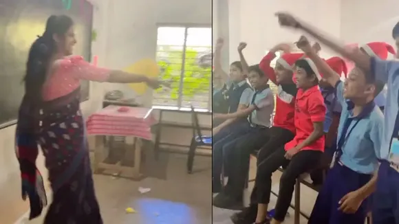 viral video, patli kamariya mori, internet, teacher, school, education, twitter