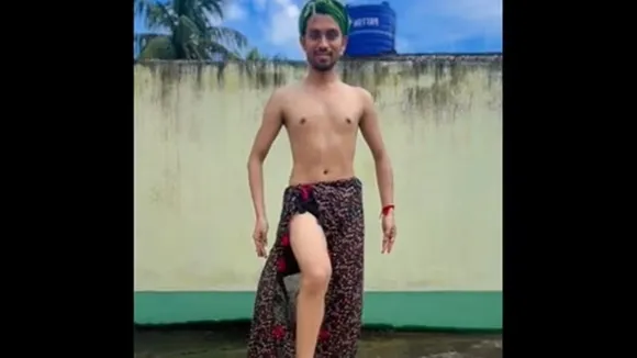 Man,belly dance,video,Twitter,viral