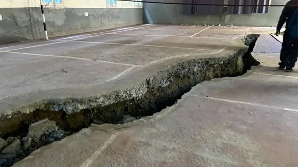 Joshimath, Joshimath news, Joshimath cracks, Joshimath land subsidence, Uttarakhand news, Dehradun news, The Indian express, Uttarakhand government, Chief Minister Pushkar Singh Dhami"