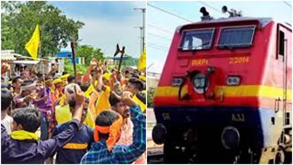 several train are cancelled from howrah due to rail roko by kurmi community