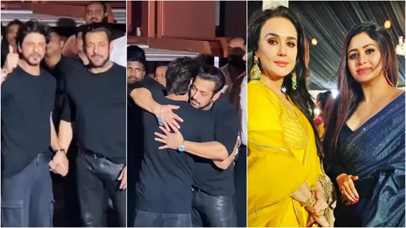 Shah Rukh Khan, Salman Khan, Shah Rukh Salman, Ritabhari Chakraborty, Baba Siddique's Iftar Party, Baba Siddique, Baba Siddique's Iftar Party 2023, শাহরুখ খান, সলমন খান, শাহরুখ-সলমন, বাবা সিদ্দিকি, ঋতাভরী চক্রবর্তী, বাবা সিদ্দিকির ইফতার পার্টি, বলিউডের খবর