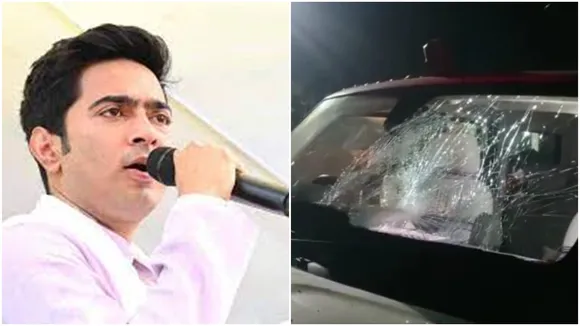 Abhishek Banerjee's convoy attacked in Salboni