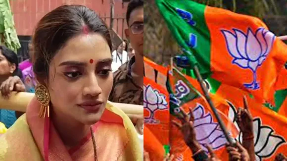 nusrat jahan basirhat tmc mp bjp amit malviya , 'ভোট চাইতে এলেই বাঁশ দিয়ে ধপাধপ' নিদান নুসরতের, পাল্টা কী হুঁশিয়ারি বিজেপি নেতার?