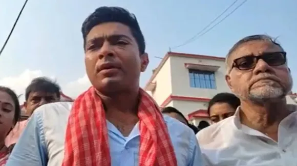 Chaos in Matua Thakurbari as Abhishek Banerjee reached