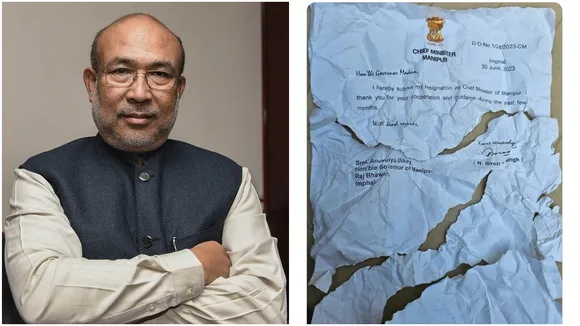 Manipur Chief Minister Biren Singh did not resign resignation letter torn , ইস্তফাপত্র ছিঁড়লেন মহিলারা, পদত্যাগ করলেন না মণিপুরের মুখ্যমন্ত্রী বীরেন সিং