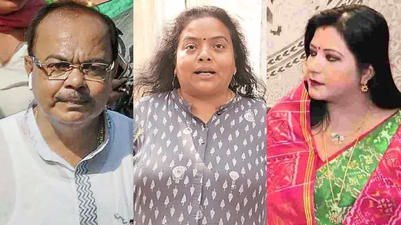 sovan chatterjee and ratna chatterjee stormed at alipore court premises witnessed by baishakhi banerjee , মুখোমুখি শোভন-রত্না! দেখা মাত্রই শুরু কলতলার ঝড়গা, চুপ করে সাক্ষী বৈশাখী
