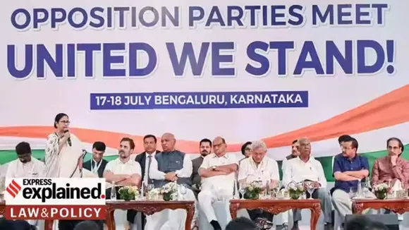 Opposition alliances INDIA name