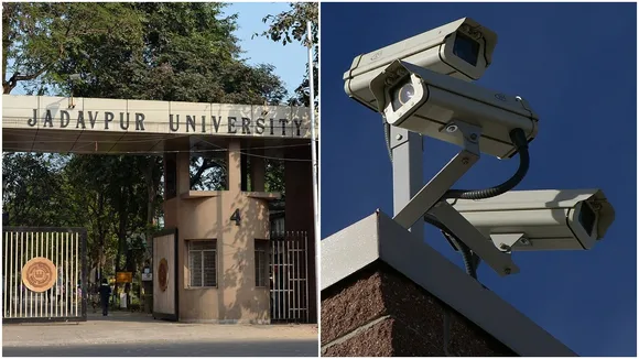 A month and a half after the students death CCTV cameras installed only at the gates of Jadavpur University , ছাত্র মৃত্যুর দেড় মাস পর যাদবপুর বিশ্ববিদ্যালয়ের শুধু গেটগুলিতে বসল সিসি ক্যামেরা