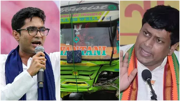 Sukanta slams tmc regarding bus accident debangsu contradict him