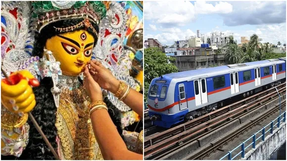 kolkata metro rail special service for durga puja 2023