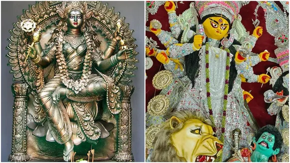 Siddhidatri and Bagbazar Durga