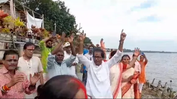 Niranjan Parva of Goddess Durga on Vijaya Dashami at Kolaghat