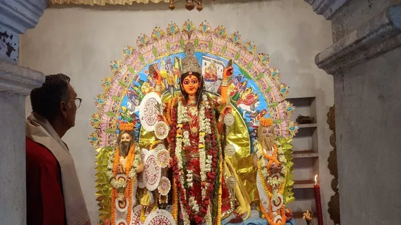 Purba Bardhaman Jamalpur Chattapadhaya Bari Jagadhatri Puja