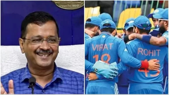 Arvind Kejriwal, Arvind Kejriwal tweet on 2023 World Cup Cricket finals, 2023 World Cup Cricket finals Ahmedabad, India vs Australia 2023 World Cup Cricket finals, World Cup final match India vs Australia, Team India,",