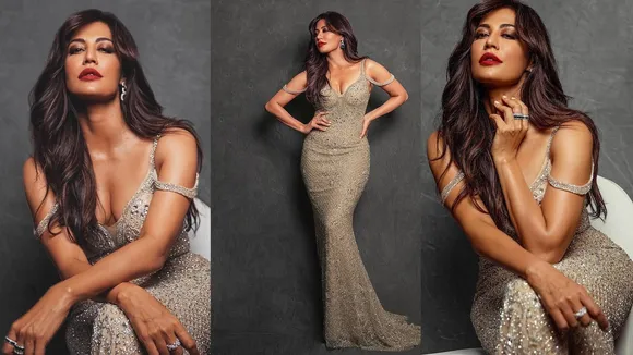 Chitrangada Singh seen in shimmery gown, at the age of 47 the actress showed glamorous style