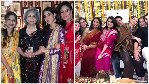 Kareena kapoor Diwali : family reunion in saifs home