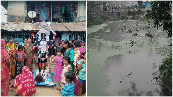 Miracles centered around Kali Puja in Nalhati Jungle Village , রাতারাতি বাড়ল কালী প্রতিমার উচ্চতা ভরে উঠলো শুকনো পুকুর কালী পুজোয় অলৌকিক ঘটনা নলহাটি জুঙ্গল গ্রামে