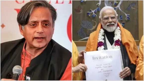 Ayodhya, Ram Mandir, Ram mandir pran prathistha, Ram mandir ceremony, ram mandir innaugration Congress, Ram Mandir ayodhya, Shashi Tharoor, congress mp Shashi Tharoor, Shashi Tharoor attack on narendra modi, Shashi Tharoor on election, Shashi Tharoor on ram mandir,
